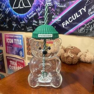 Starbucks 2025 Bearista Glass Cup Limited Edition!!!